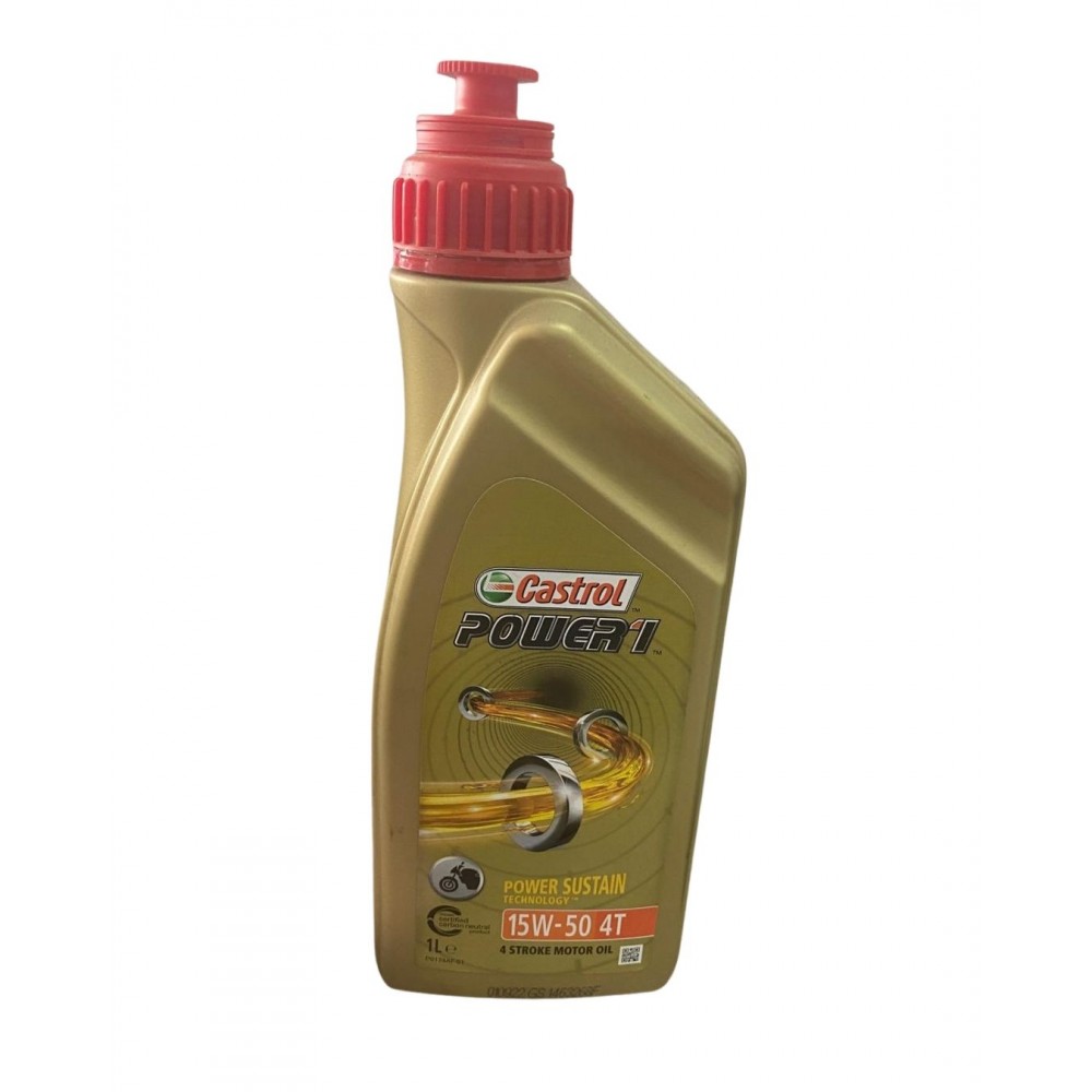 Motokoop Castrol Power Motor Yağı 4T 15W-50 1 LT