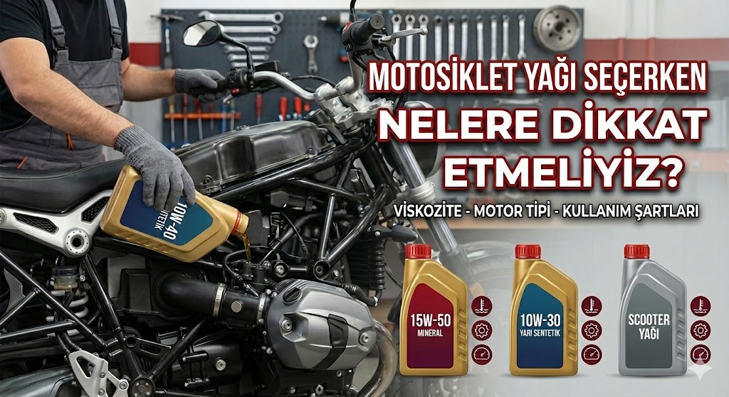 Motosiklet Yağı Seçerken Nelere Dikkat Etmeliyiz? 
